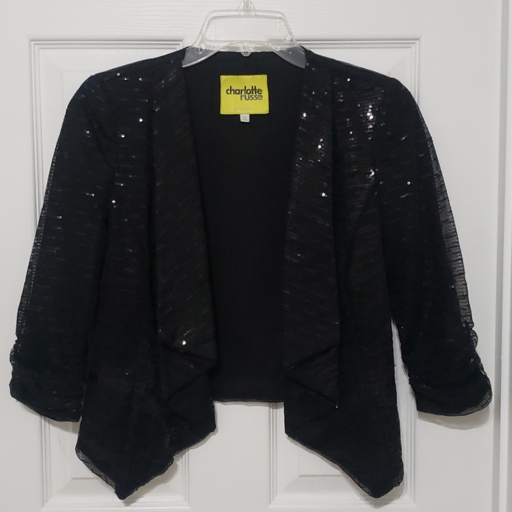 Black Sequence Blazer